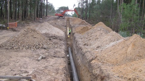 Construção de Gasoduto 